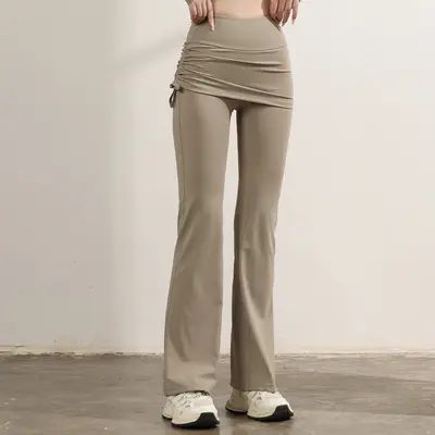 Damen-Yogaset langärmlig, Herbst/Winter, Netzdetail, enge Passform - 13