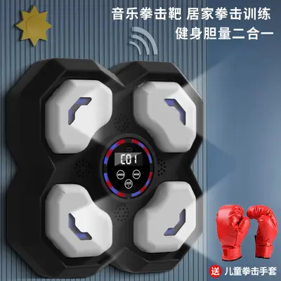Wholesale children smart musical boxing target electronic boxing machine boxing training equipment home fight boxing wall target - 10