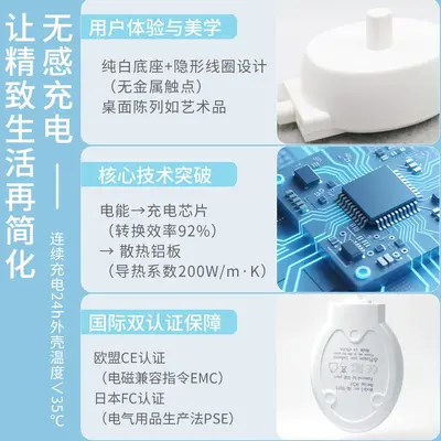 Charger Base Compatible with Oral-B D12/D16/S12 Electric Toothbrush, 9000 - 5