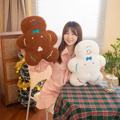 Gingerbread Man Christmas Decorative Sofa Cushion