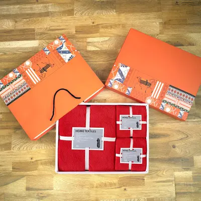 Korallenfleece-Handtuch-Set, Badetuch, 2-3-teilig, Geschenkbox - 11