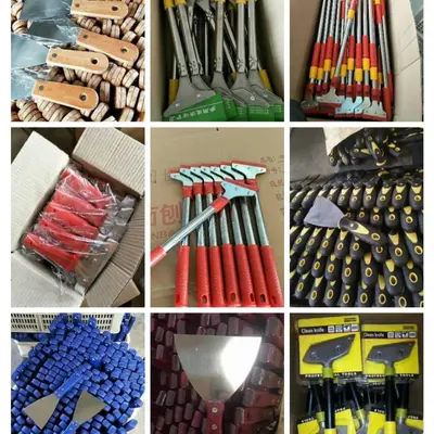 Macun bıçağı ve temizleme kazıyıcı, çelik spatula