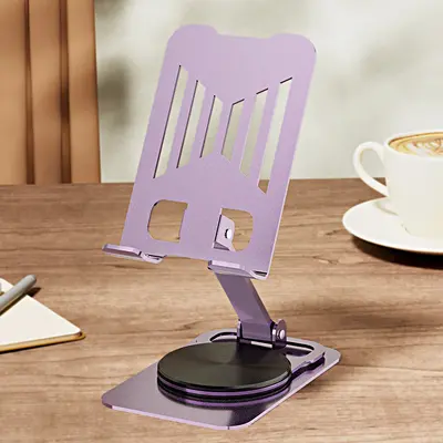Aluminum Alloy Rotating Desktop Phone Holder - 10