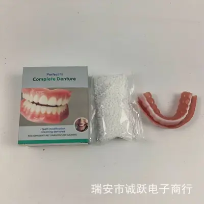 Silicone Temporary Full-Coverage Fake Tooth Cover, Stage Prop - 2