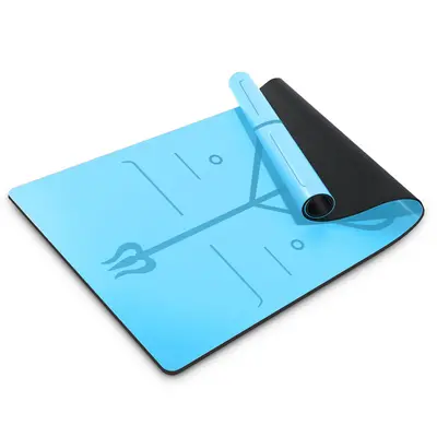 PU and Rubber Yoga Mat Wide Thick Non-Slip - 8