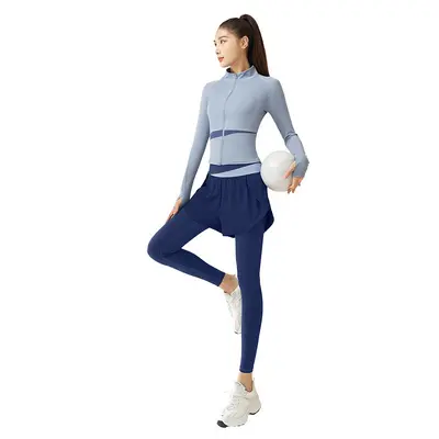 Juyitang Herbst-Winter Sportkleid, schlanke Yoga-Bekleidung - 6