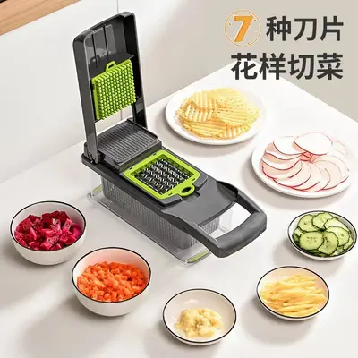 Sebze doğrayıcı ve rendeleme seti, patates teli ve dilimleme - 3