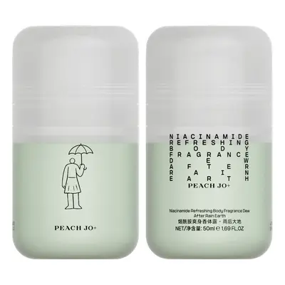 PEACH JO + Niacinamide White Tea Rain Forest Antiperspirant Dew Drop Body Talc Deodorant Sweat Absorbing Antiperspirant Cream for Women - 5