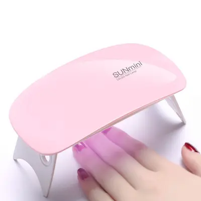 Fototerapi makinesi tırnak kurutma lambası çabuk kuruyan makine LED küçük alet mini taşınabilir fare manikür lambası. - 7