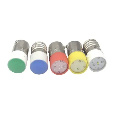 LED Bulb Bead 9mm, B9 Bayonet and E10 Screw Base, Fits ZB2XB2LAY37