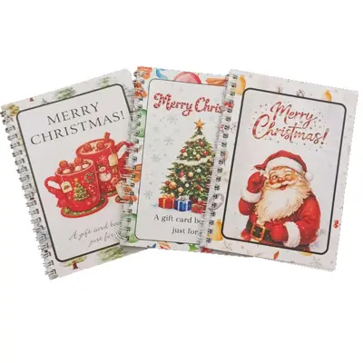 Yetişkinler için Noel hediye kartı kitabı