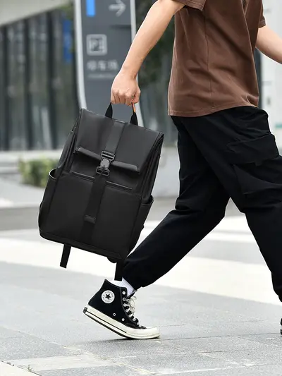 Men's Backpack, Laptop Compartment, Large Capacity, Business and School - 4