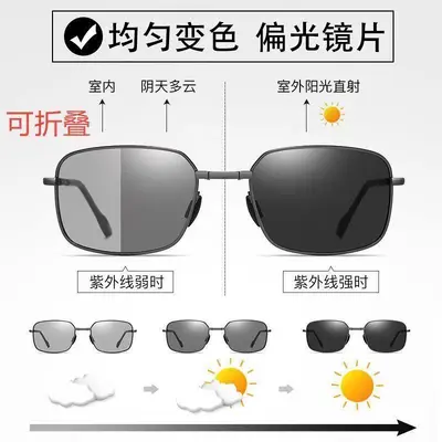 Frameless Cut-Edge UV Protection Men's Sunglasses Premium Look - 10