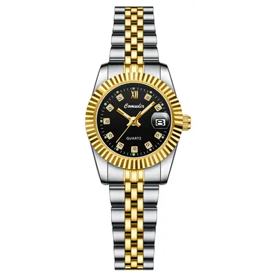Couple quartz watch, waterproof with calendar - 7