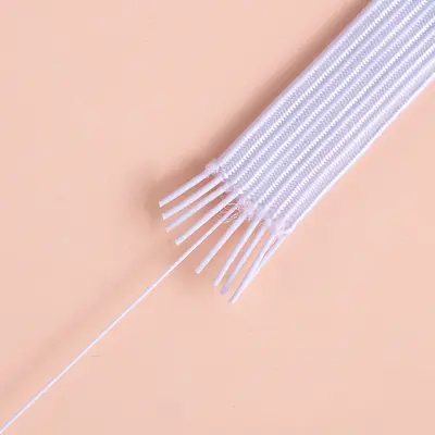 Thin Flat Narrow Elastic Band, High Elasticity, Black, for Trouser Waistbands and Cuffs - 3