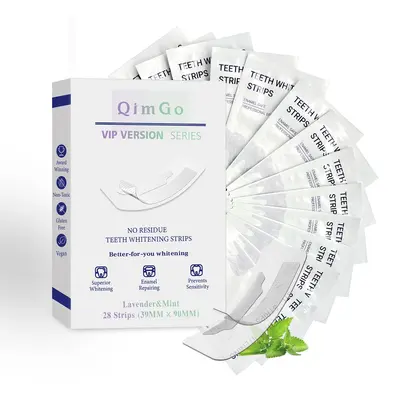 Teeth Whitening Strips Yellow Stain Removal Dazzling White - 6