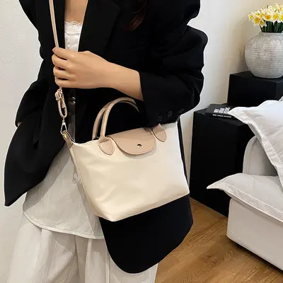 Two-Tone Matte Small Square Crossbody Bag for Women - 4