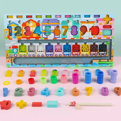 Bebek şekil tanıma puzzle, erken öğrenme, çok fonksiyonlu - 13