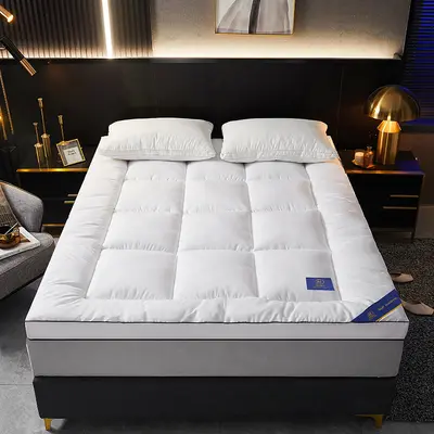 Five-Star Hotel Mattress Feather Fiber Soft Pad Thick Tatami Mat Topper for Home Guesthouses Rental Bedding - 7