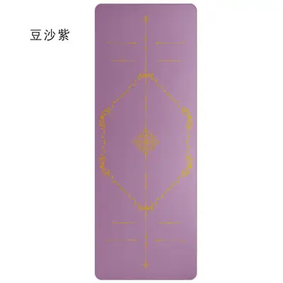 PU kauçuk yoga matı kaymaz şok emici - 8