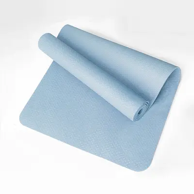 TPE-Yogamatte 6/8 mm mit Positionslinien, verdickt - 11