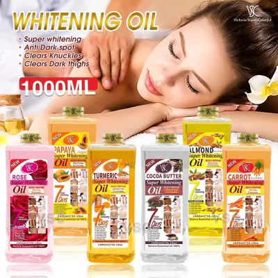 Turmeric Oil 1000ml, Moisturizing Anti-Dark Spot Body and Face Massage Oil