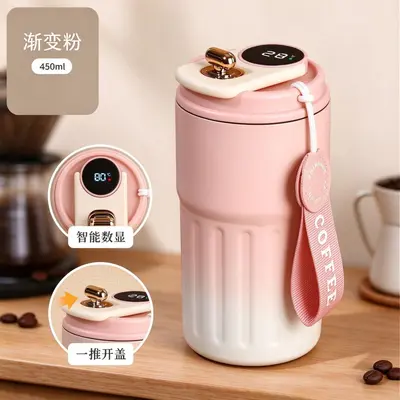 316 Edelstahl Kaffee-Thermobecher, Taschenformat, tragbar - 7
