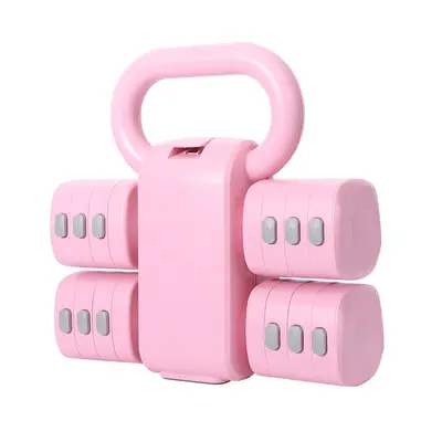 Adjustable dumbbell set for women, removable plates