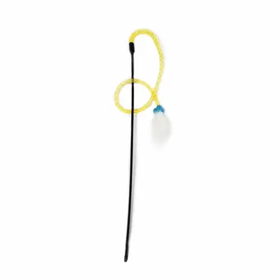 High-elasticity cat teaser wand, plastic, DIY style - 8