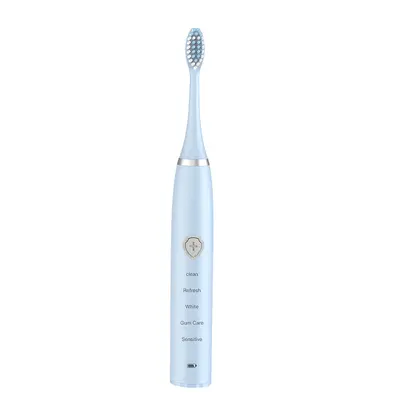 Adult Electric Sonic Toothbrush, Waterproof, USB Rechargeable, Soft Bristles - 13
