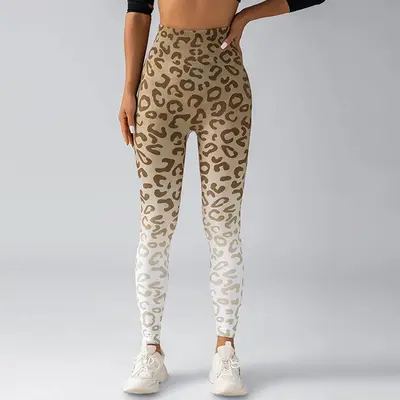 Digital Print Base Yoga Pants, Spring/Autumn New Style, Casual - 6