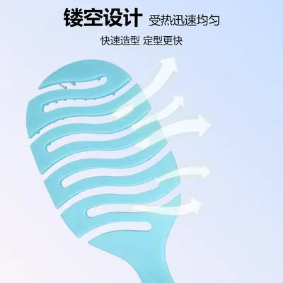 Plastic Hollow Comb, Anti-Tangle Massage and Volumizing - 3