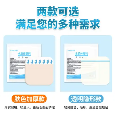 Medical Hydrocolloid Acne Patch, Invisible Large Transparent Wound Dressing - 2