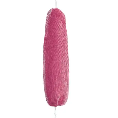 Nylon Exfoliating Bath Scrubber, Long Shower Sponge, Foaming Net - 13