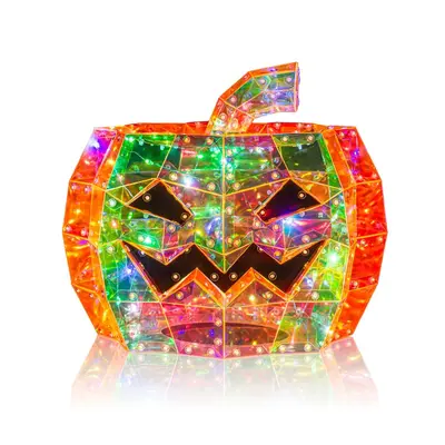 Halloween LED leuchtende Kürbislampe Bunte Dekorationsrequisite Magische Partydeko Halloween Gartendekoration Ornament