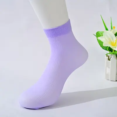 Children's Socks, Candy Colors, Thin, Short, Spring-Summer - 8