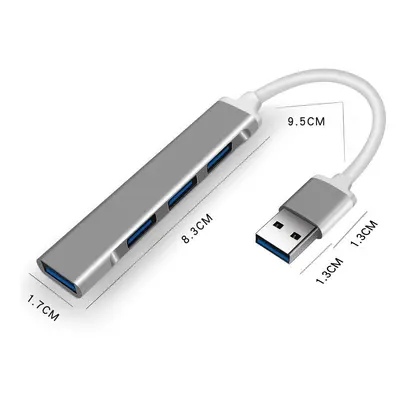 One to Four USB 3.0 Docking Station Multi-Interface Splitter Adapter USB Type-C Laptop Docking Station - 8