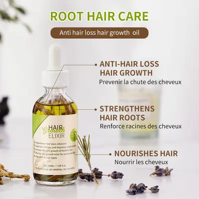Anti-Haarausfall-Haaröl für langes Haar - 3