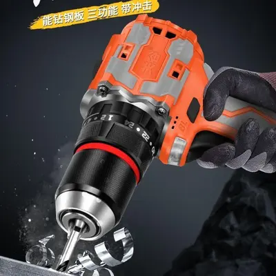 16,8V fırçasız elektrikli matkap, darbeli, lityum, 3 fonksiyon