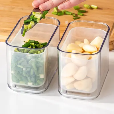 Refrigerator Storage Box Food Grade Drainable Fresh-keeping