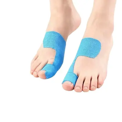 Toe Corrector Disposable Gel Pad Pre-Cut Elastic Support for Bunion Hallux Valgus Fixation Sports Tape