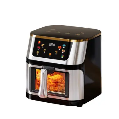 Sichtbarer Air Fryer, grenzüberschreitender airfryer, Edelstahl, Computerversion, intelligenter Haushalts-Elektro-Heißluftfriteuse, großes Fassungsvermögen, Export - 6