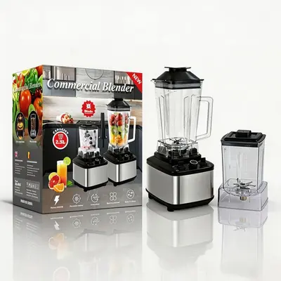 High-power blender, multifunctional juicer, large capacity - 8