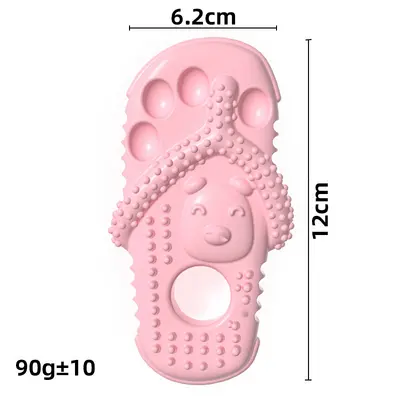 Slipper-Shaped Dog Chew Toy, Durable and Bite-Resistant Teething Toy - 5