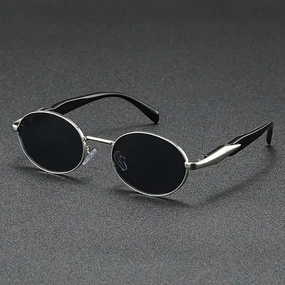 Güneş gözlüğü üretici street style oval metal yeni model Avrupa Amerika güneş gözlüğü moda retro premium hissi toptan güneşlik gözlük