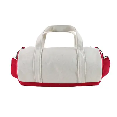 Segeltuch-Reisetasche, Einschulter-Umhängetasche, Zylinderform - 3