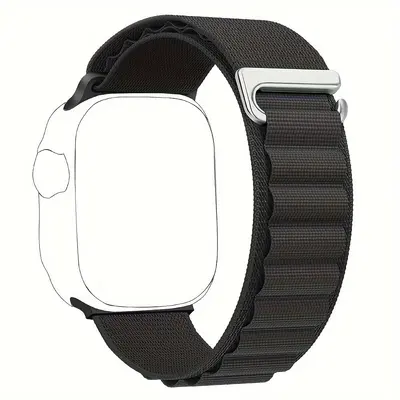 Nylon Loop Band with C-Clasp for Apple Watch Series 12/11 - 7
