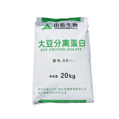 Lebensmittelechtes Sojaproteinisolat-Pulver, SD-100 gelbildend und SD-300 dispergierbar