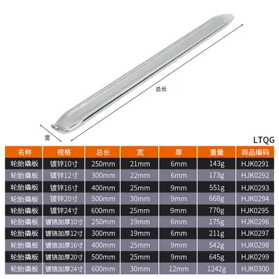 Anti-Static Double-Head Galvanized Mini Tire Lever