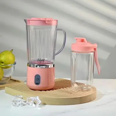 跨境电动榨汁机水果果汁机家用多功能碎冰榨汁杯便携果汁杯搅拌机 - 11